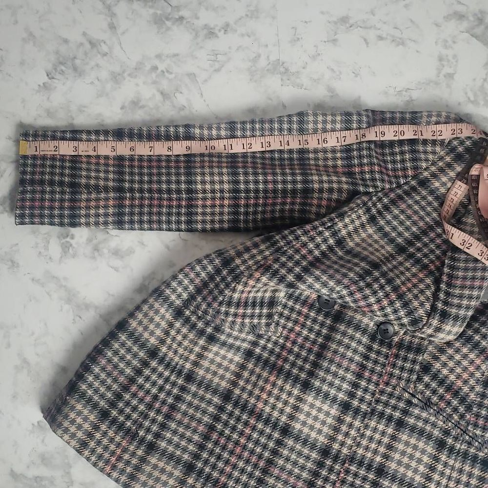 ‎Talbots Gray Plaided Blazer - Picture 12 of 14